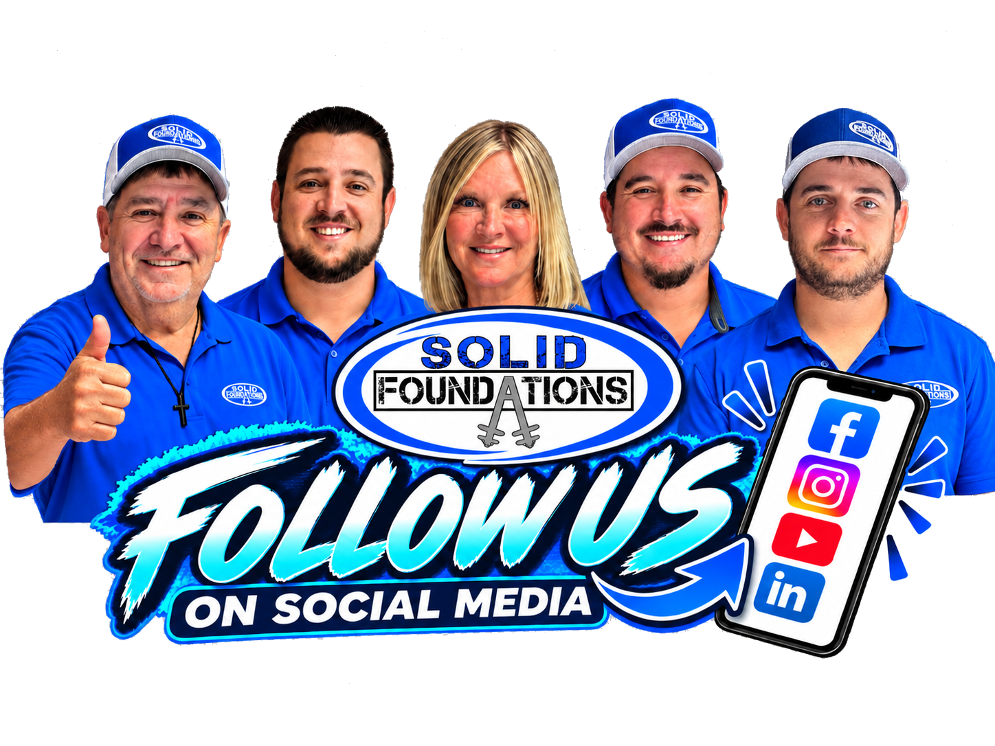 The Solid Foundations team — follow us on Facebook, Instagram, YouTube and LinkedIn